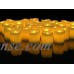 LED Lighted Flickering Votive Style Flameless Candles - Banberry Designs - Box of 96 - Wedding Decorations - Faux Candles - Flameless Candle Set - Centerpieces   